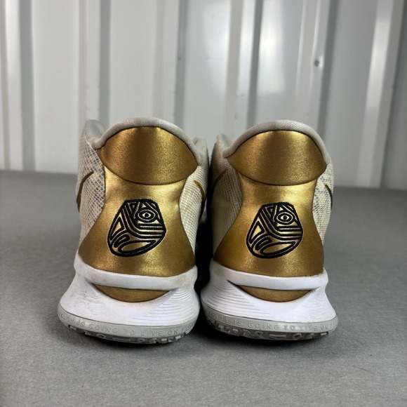 Nike Kyrie 7 Rings Men's Basketball\u200e Shoes Size 11.5 White/Black/Gold CQ9326-101